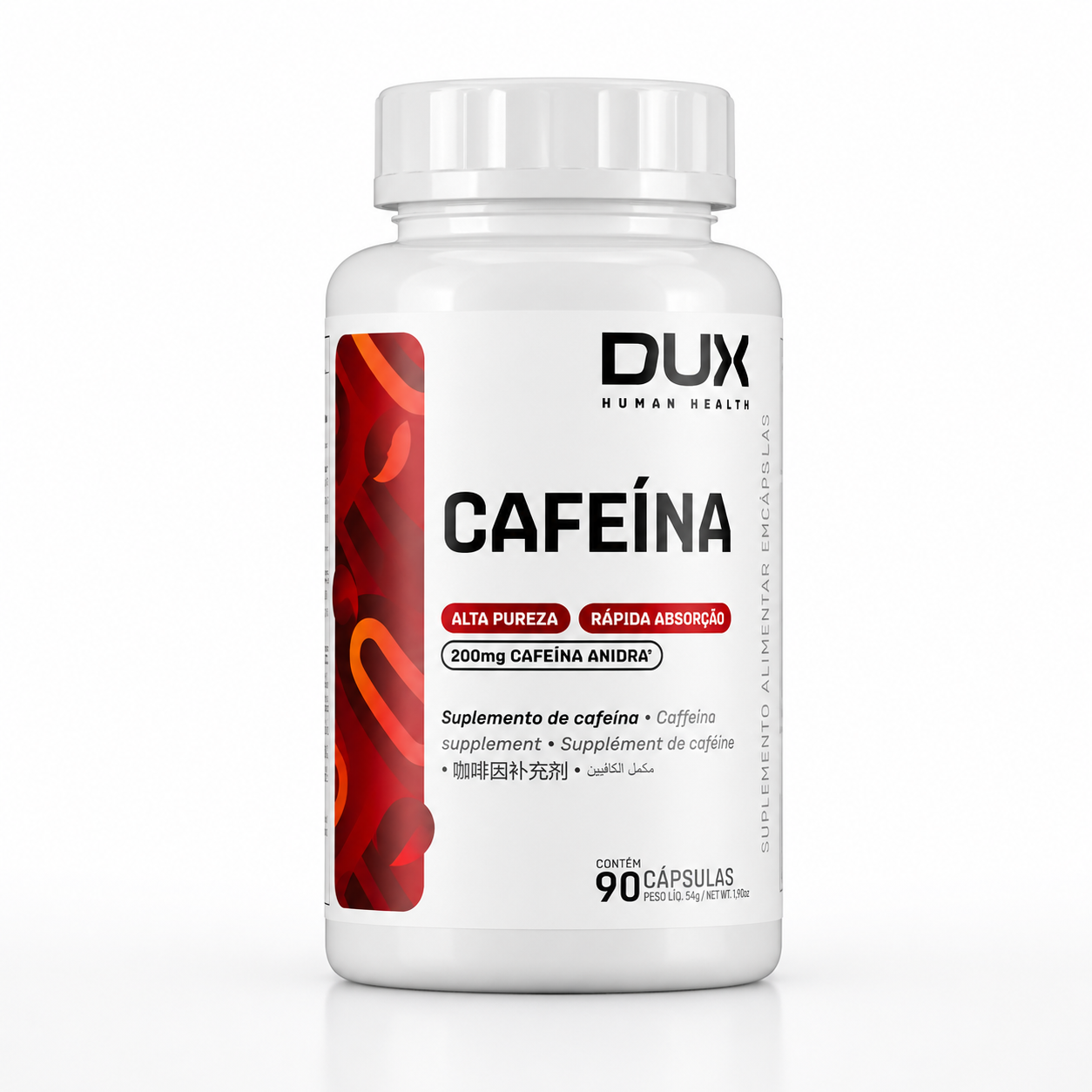 Cafeína 90 Caps - Dux