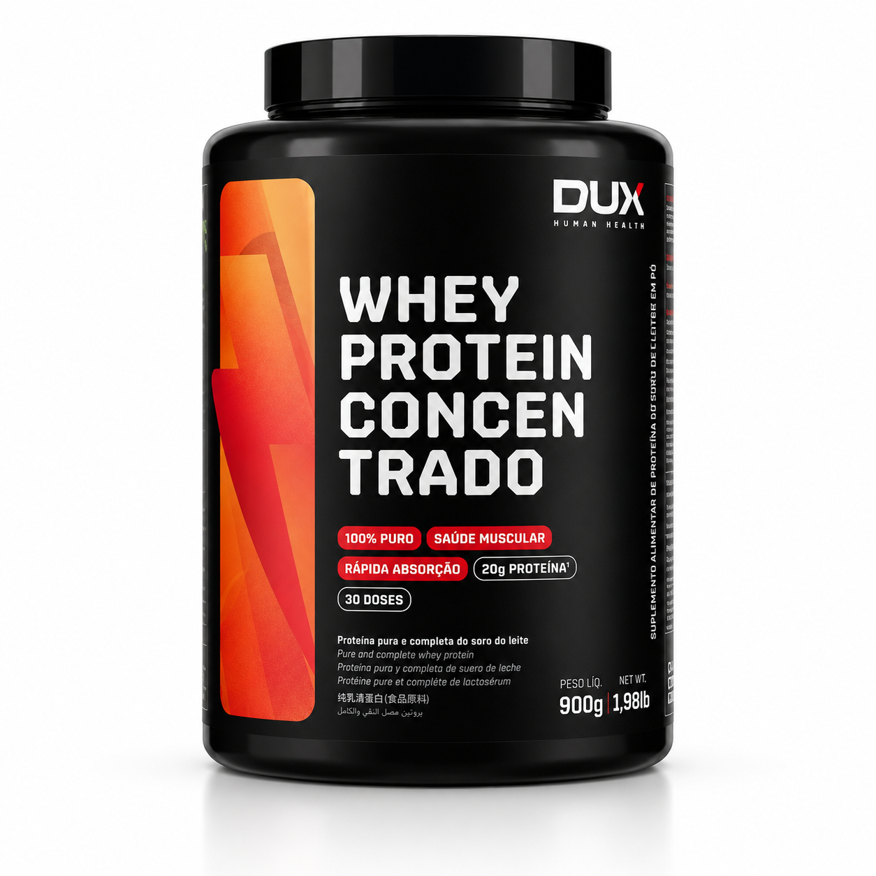 Whey Concentrado 900g - Dux
