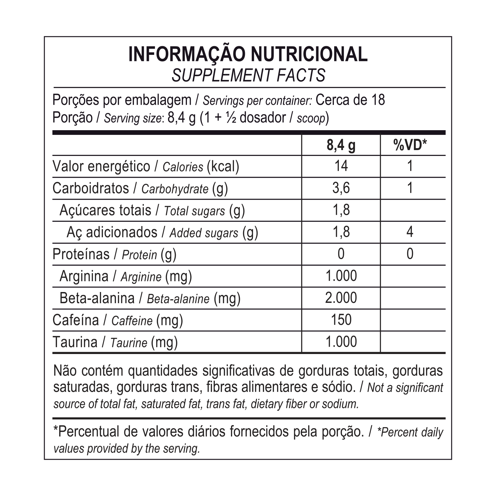 Pré Treino Hórus 300g - Max Titanium