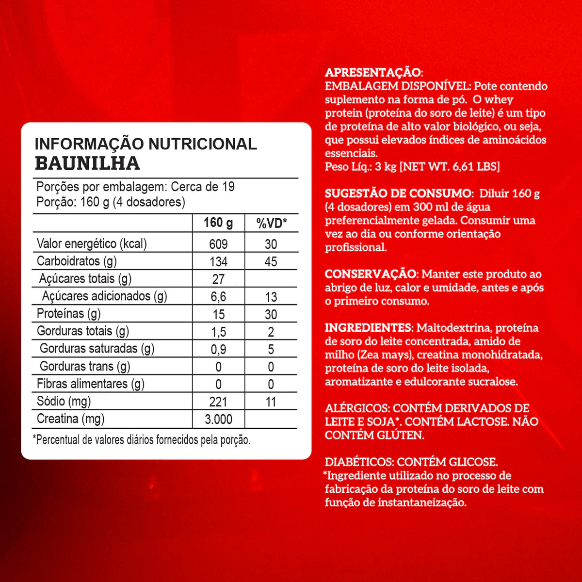 Hipercalórico Creamass 3kg - Integralmedica