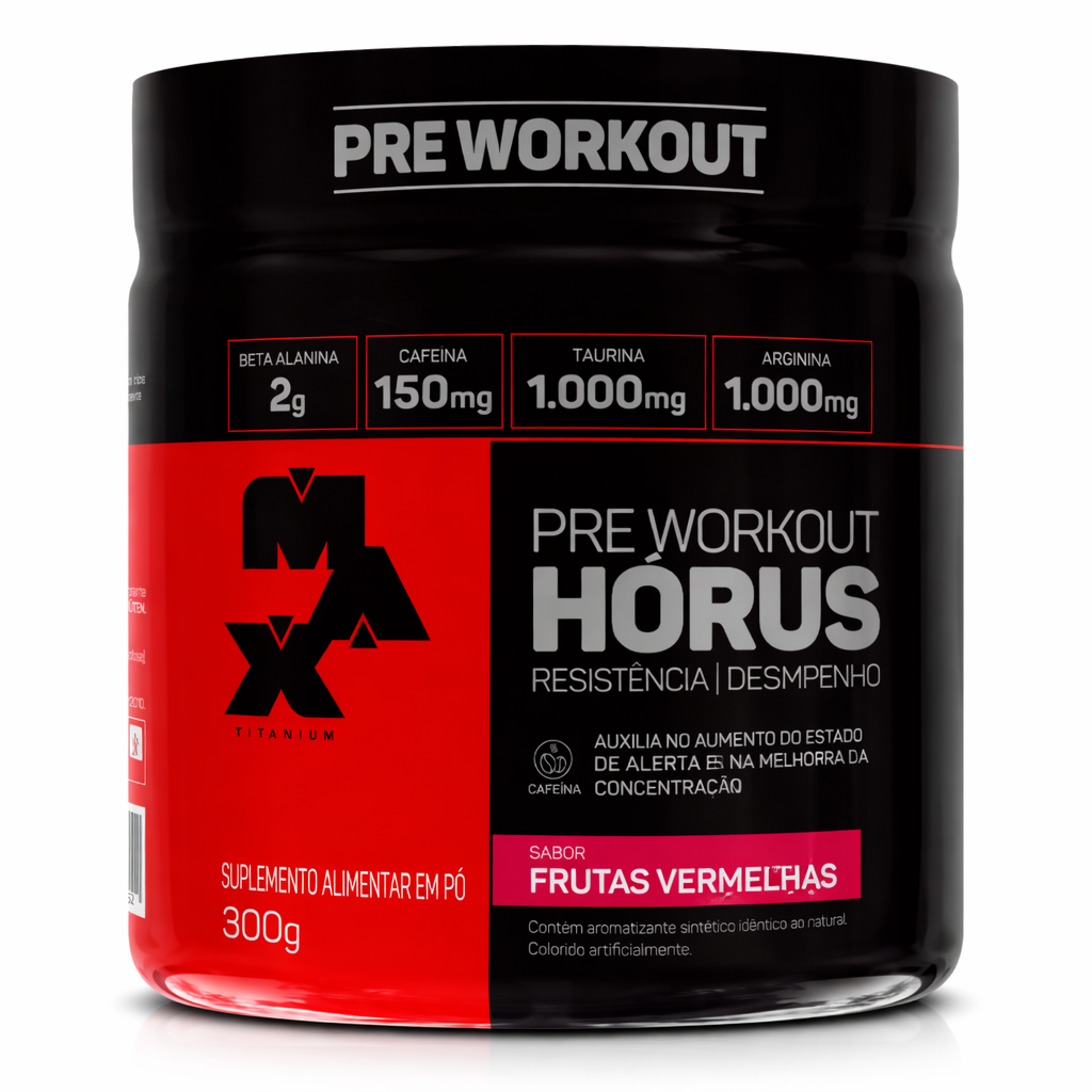 Pré Treino Hórus 300g - Max Titanium