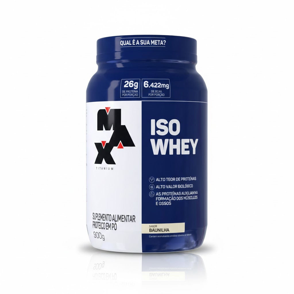 Whey Isolado 900g - Max Titanium